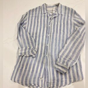 Frank & Eileen “Luke” linen top. Excellent condition size large